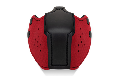 Puppy Muzzle Red Neoprene – Comfort & Playful Design