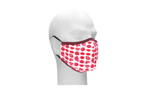 Lippenmaske Baumwolle Rot | Stilvolle & bequeme Mundmaske