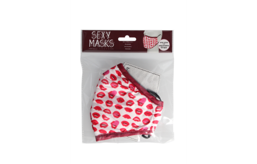 Lippenmaske Baumwolle Rot | Stilvolle & bequeme Mundmaske