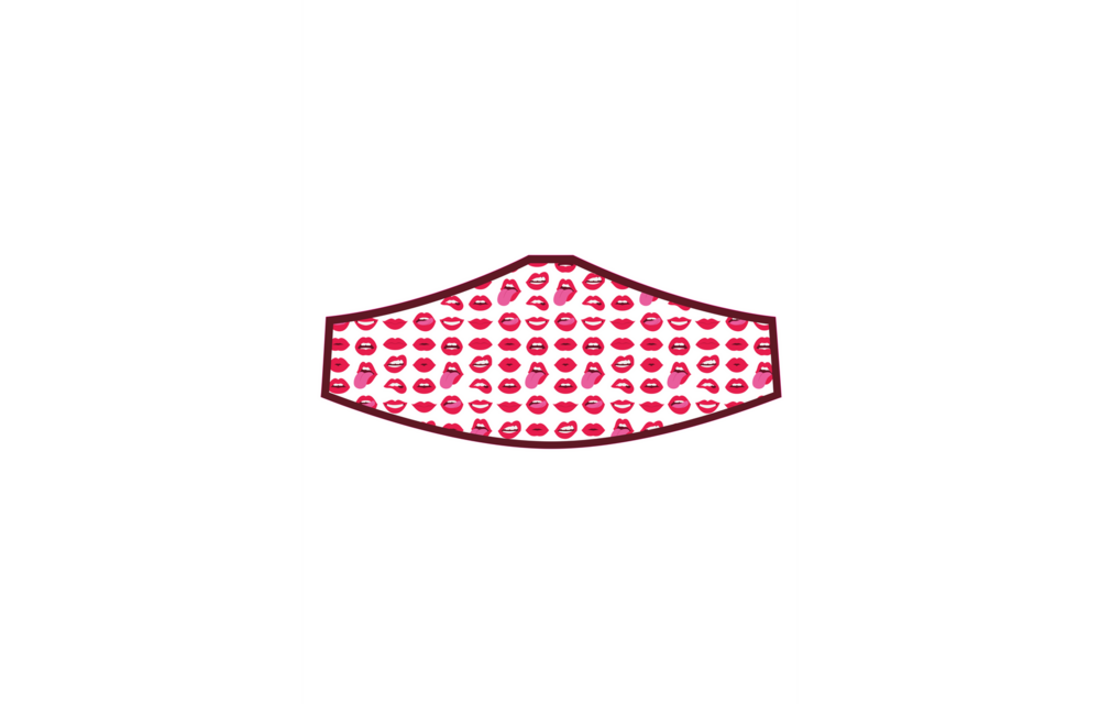 Lippenmasker Katoen Rood | Stijlvol & Comfortabel Mondkapje