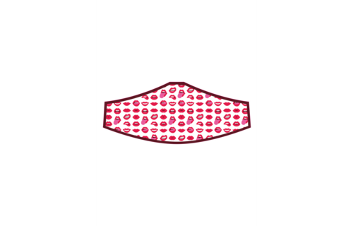 Lippenmaske Baumwolle Rot | Stilvolle & bequeme Mundmaske