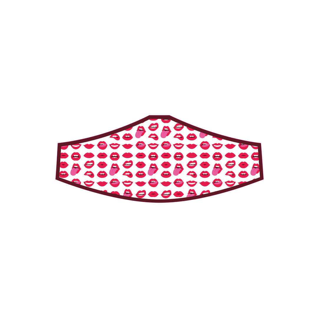 Lippenmaske Baumwolle Rot | Stilvolle & bequeme Mundmaske