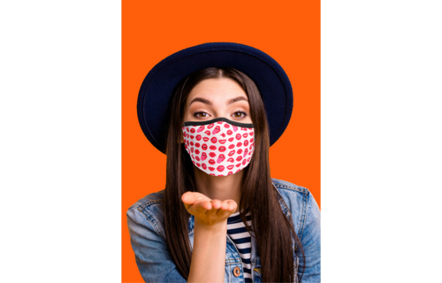 Lippenmasker Katoen Rood | Stijlvol & Comfortabel Mondkapje