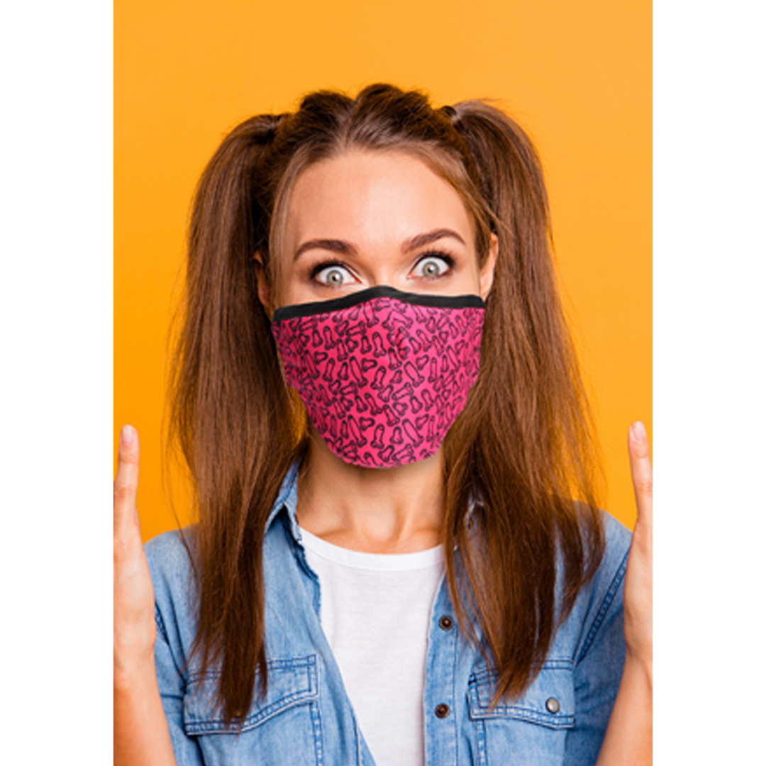Cocky-Maske: Stilvolle & bequeme Baumwoll-Mundmaske