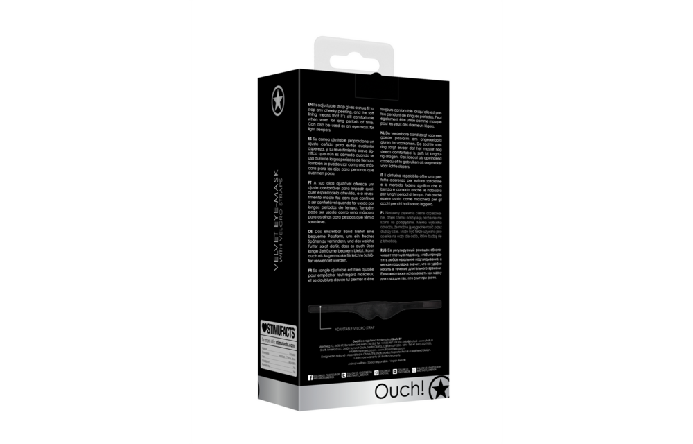 Verstelbare Oogmasker Ouch! – Comfort & Privacy 64 Cm