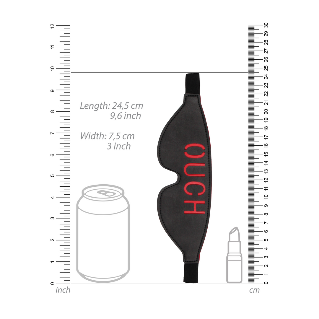 Geheime Leren Oogmasker Ouch – Verleidend & Sensueel