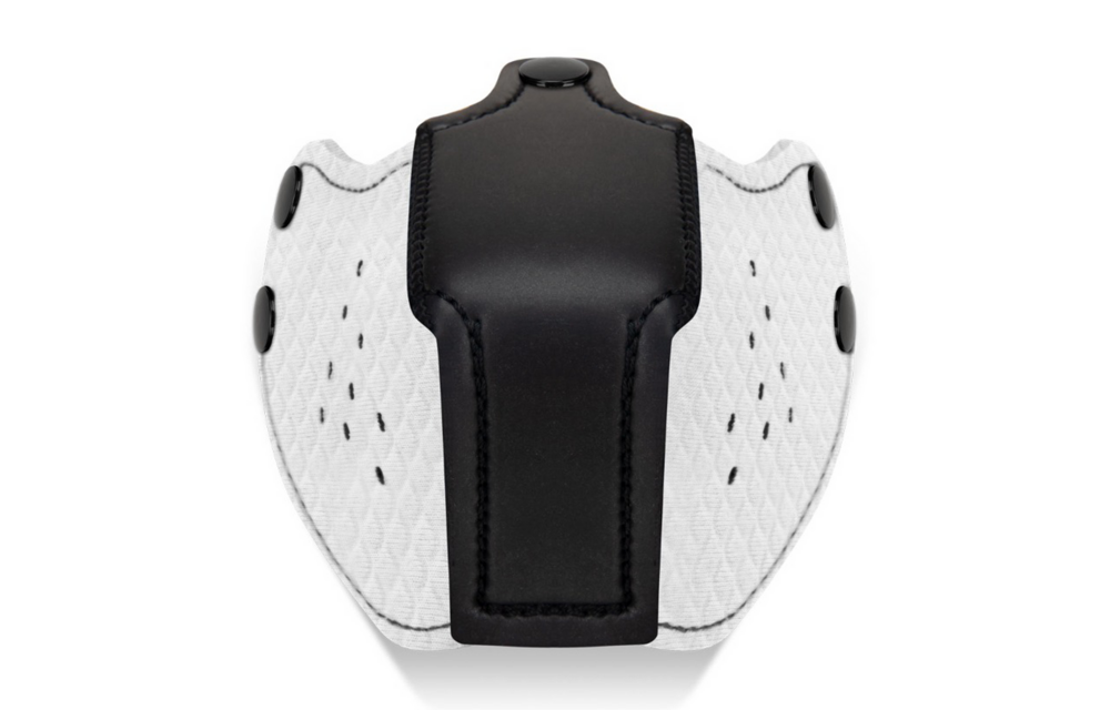 Puppymuilkorf Wit Neopreen - Comfort & Stijl Voor K9 Fans