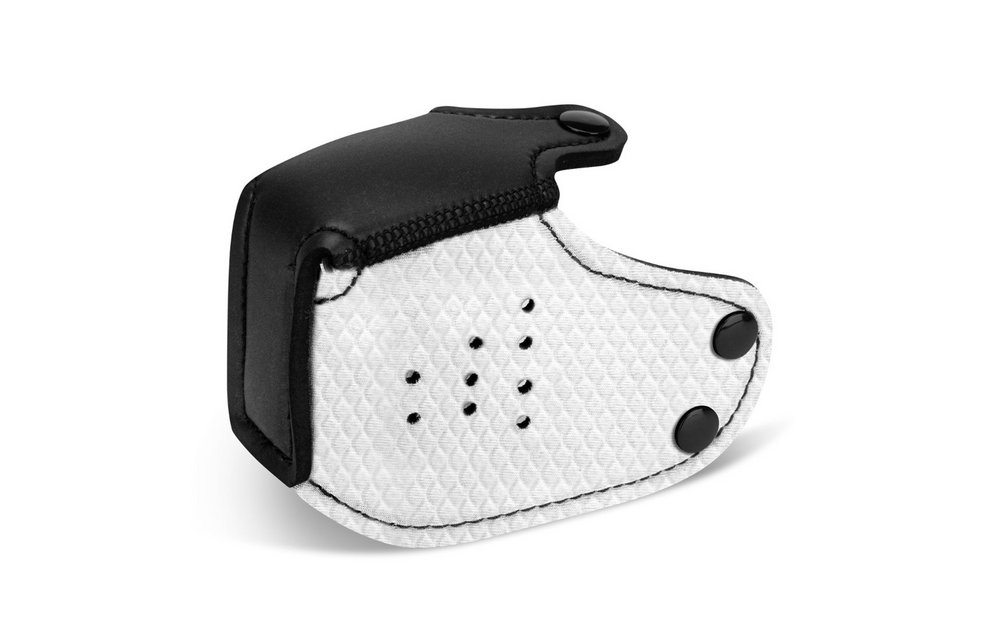 Puppy-Maulkorb Weiß Neopren – Komfort & Stil für K9-Fans