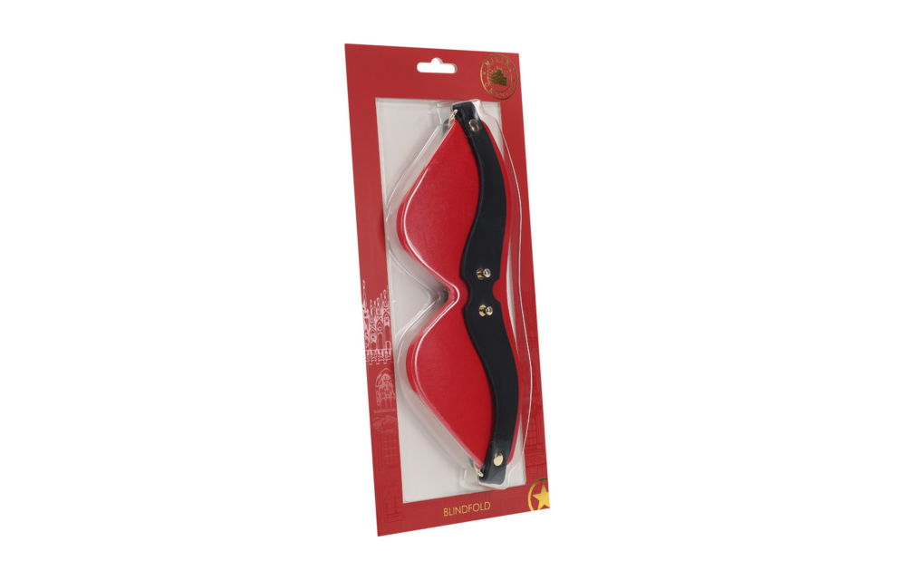 Milan Collection - Blindfold - Black/Red