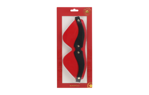 Milan Collection - Blindfold - Black/Red