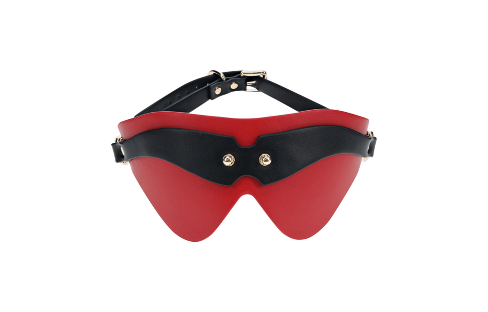 Milan Collectie Blinddoek Zwart/Rood | Luxe & Spannend