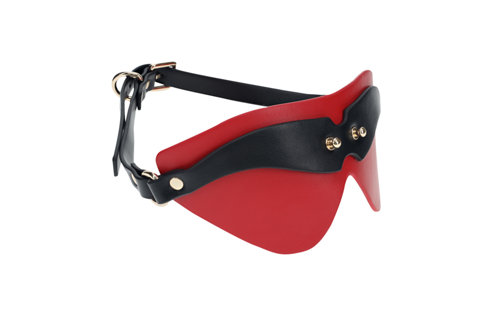 Milan Collection Blindfold Black/Red | Luxury & Excitement