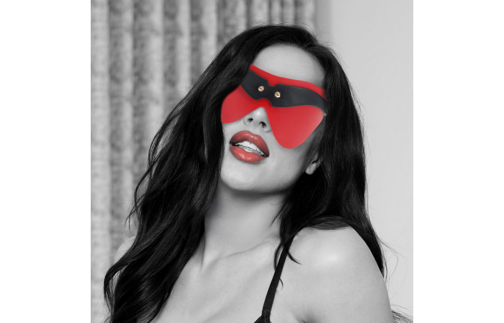 Milan Collection Blindfold Black/Red | Luxury & Excitement