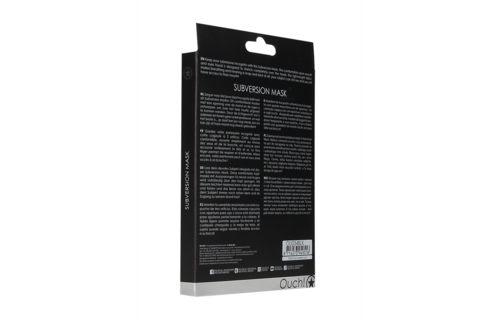 Subversie Masker Zwart | Comfortabel, Ademend & Onopvallend