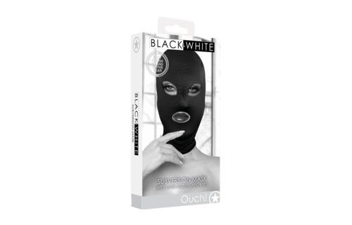 Subversie Masker Zwart | Comfort & Discrete Controle