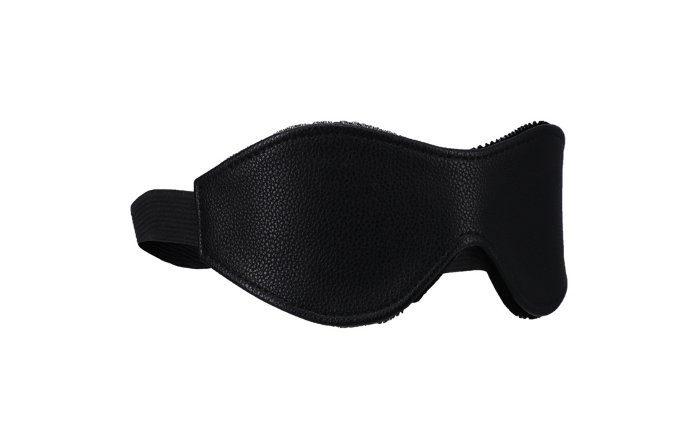 Blinddoek Vegan Leer Zwart | Stijlvol & Comfortabel Maskers