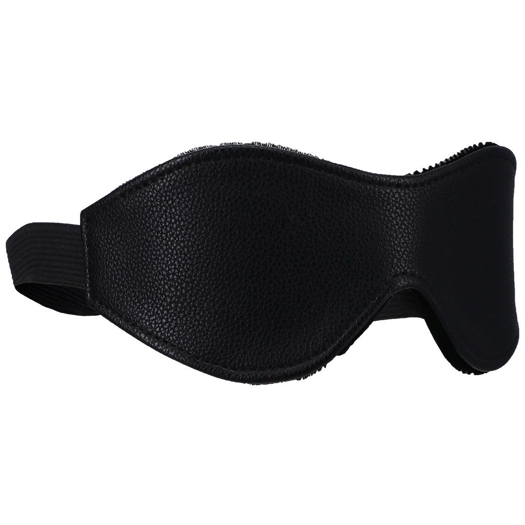 Blindfold Vegan Leather Black | Stylish & Comfortable Masks