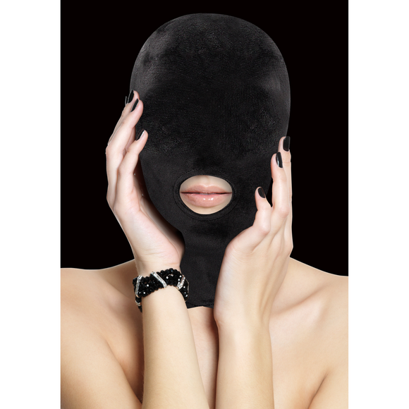 Masker Met Mondopening | Ouch! Comfort & Sensatie Zwart