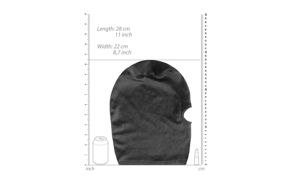 Mask with Mouth Opening