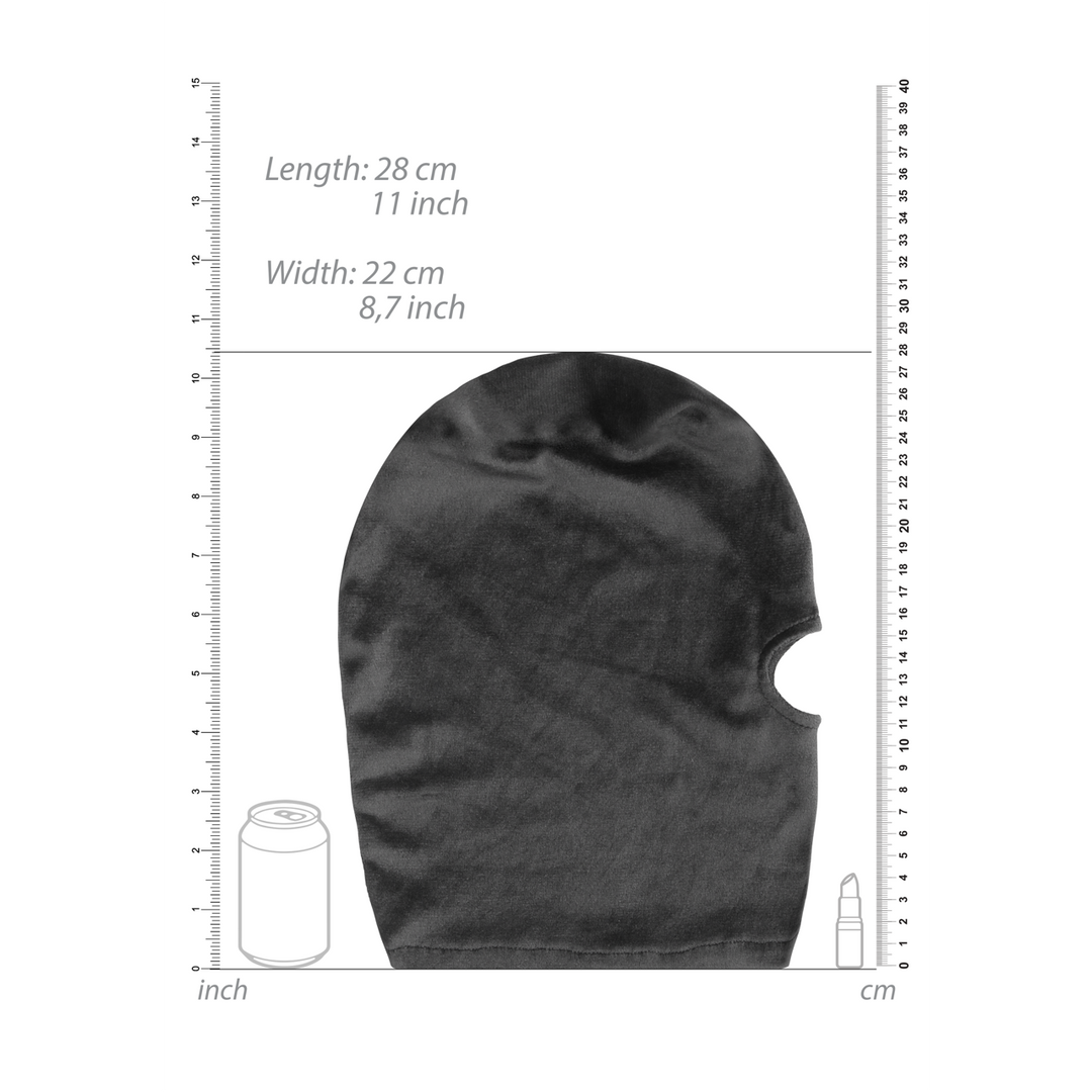 Masker Met Mondopening | Ouch! Comfort & Sensatie Zwart