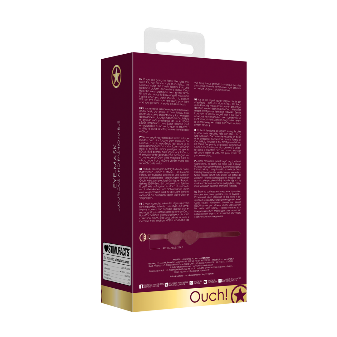 Luxe Oogmasker Ouch Halo | Bdsm Stijlvol & Spannend Speel