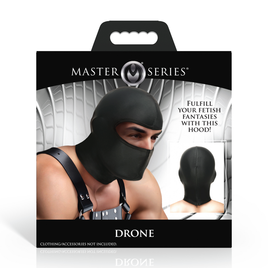 Drone Hood Black | Stylish Ski Mask With Open Eyes