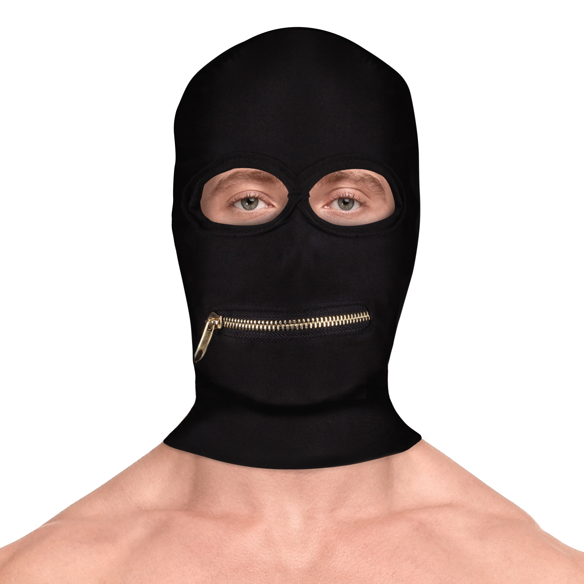 Extreme Zipper Mask Black - Comfort & Control Ouch!