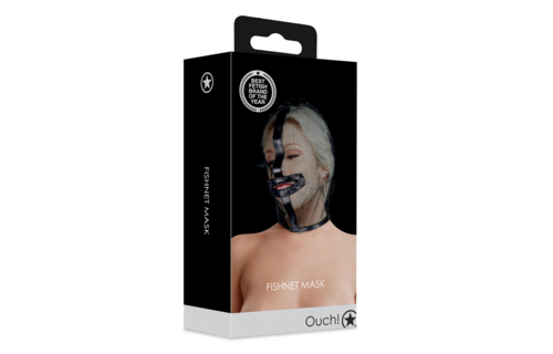 Fischnetzmaske Schwarz – Geheimnis & Komfort | Ouch! By Shots