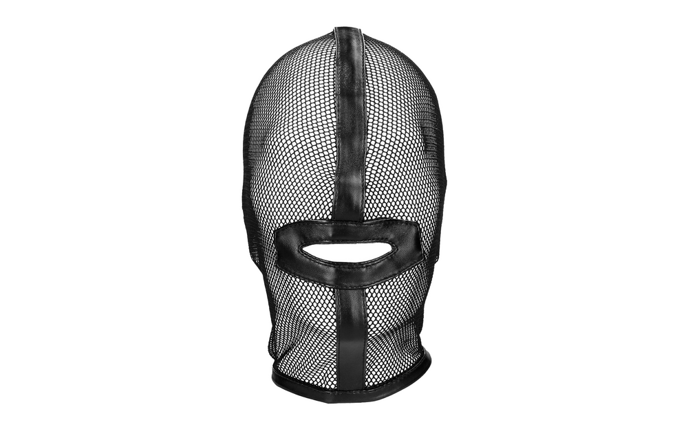 Fischnetzmaske Schwarz – Geheimnis & Komfort | Ouch! By Shots