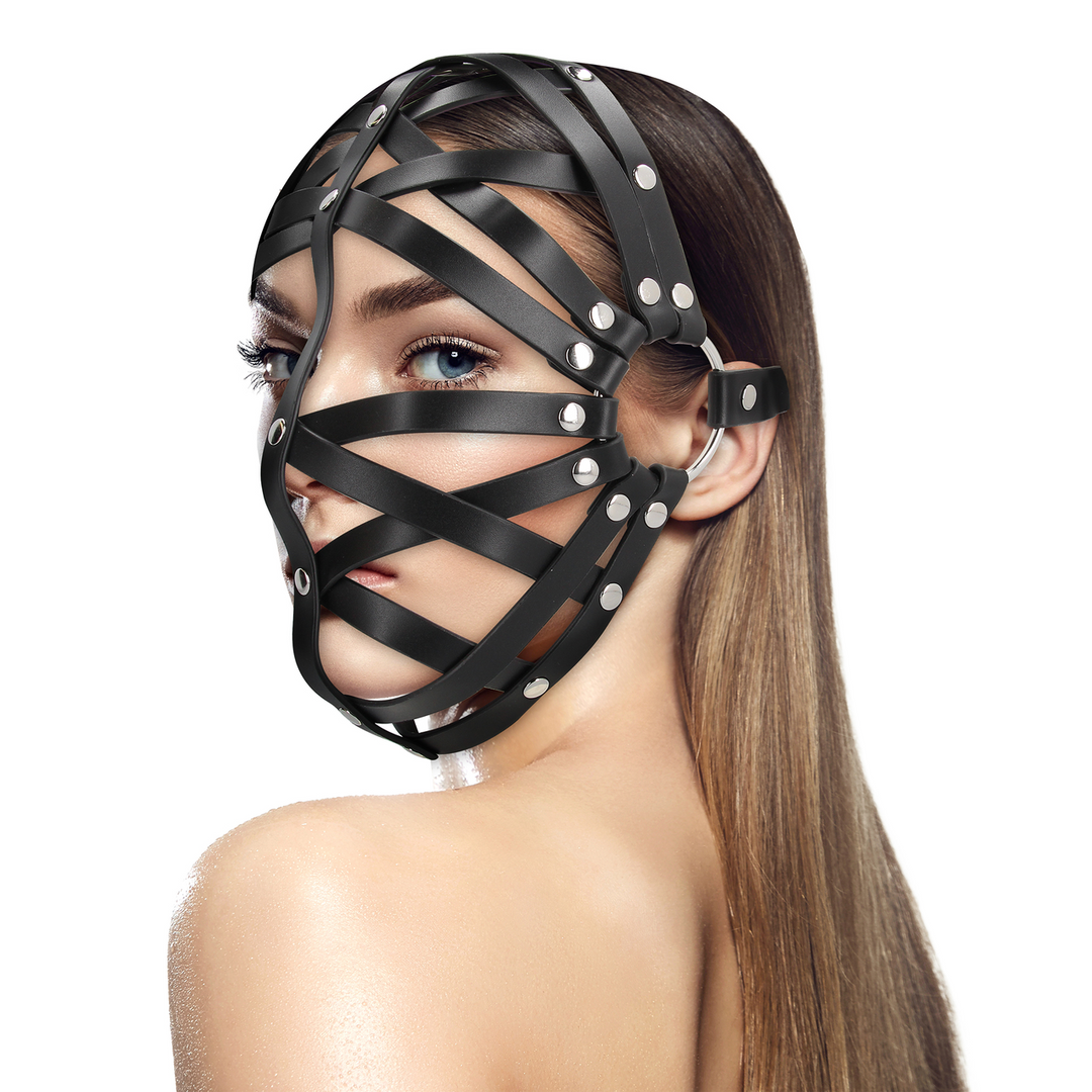 Kooi-Masker Zwart | Stijlvol, Comfortabel & Duurzaam Bdsm