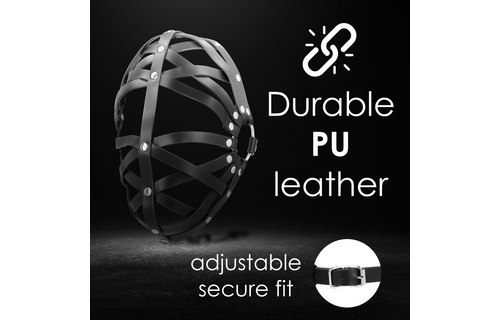 Kooi-Masker Zwart | Stijlvol, Comfortabel & Duurzaam Bdsm