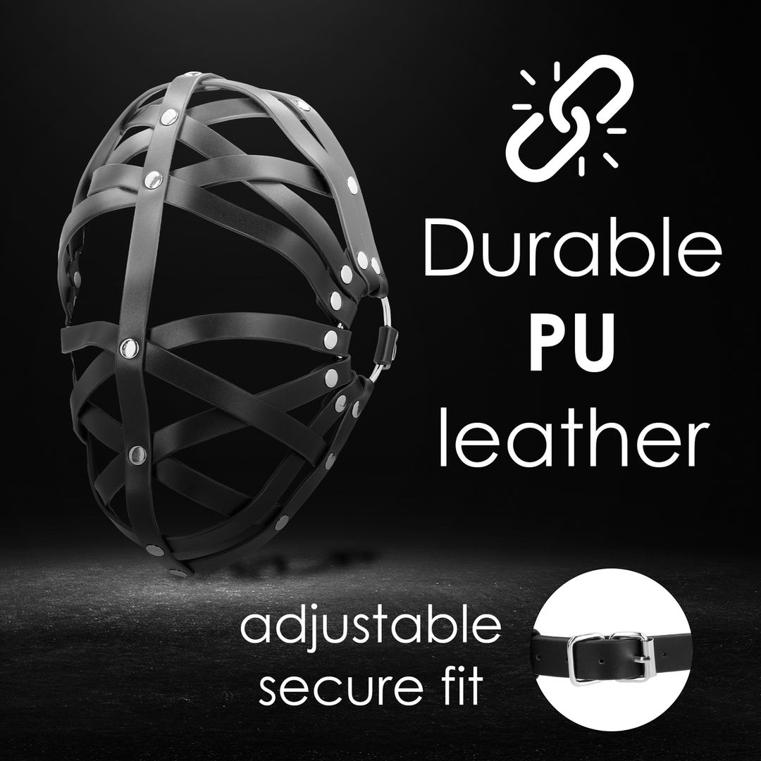 Cage Mask Black | Stylish, Comfortable & Durable BDSM