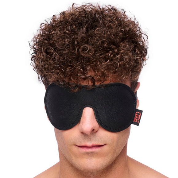 Leather Eye Mask Black – Stylish, Comfortable & Durable