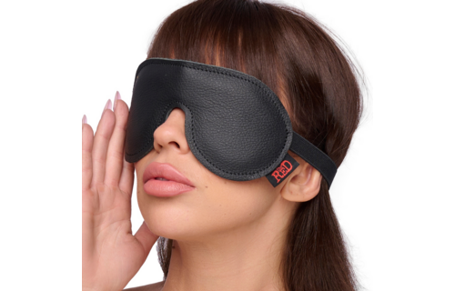 Leren Oogmasker Zwart – Stijlvol, Comfortabel & Duurzaam