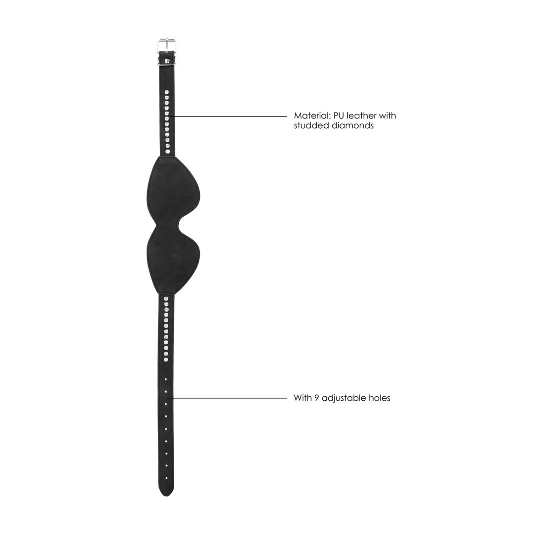 Diamantbesetzte Augenmaske | Kinky & verstellbar | Ouch!