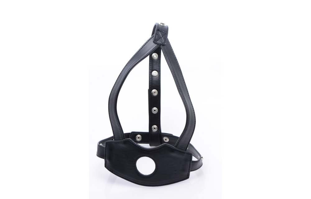 Face Fuk Ii - Comfortabel Dildo Gezichts Harnas Zwart