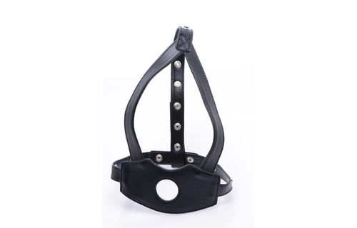 Face Fuk Ii - Comfortabel Dildo Gezichts Harnas Zwart