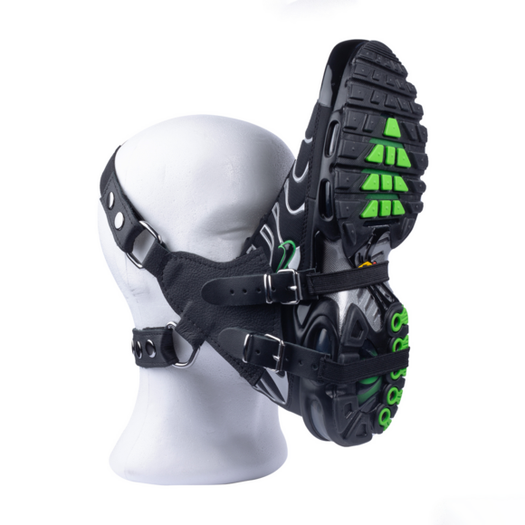 Sniff My Sneaker - Leder Maske - Schwarz