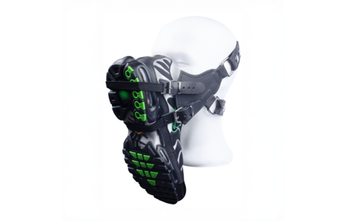 Sniff My Sneaker Ledermaske Schwarz – Cool & Langlebig