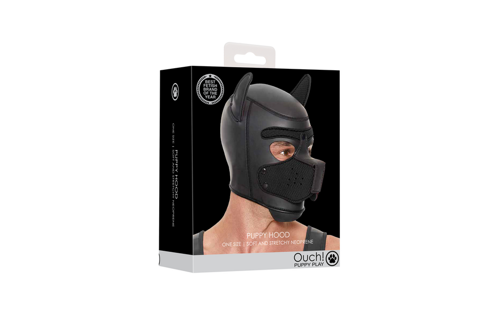 Neopren-Welpenmaske Schwarz – Bequem & Langlebig Training