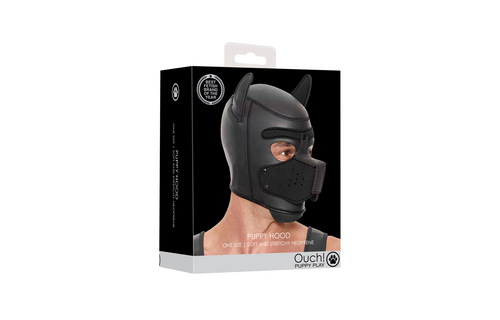 Neopren-Welpenmaske Schwarz – Bequem & Langlebig Training