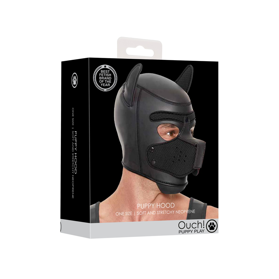 Neopren-Welpenmaske Schwarz – Bequem & Langlebig Training