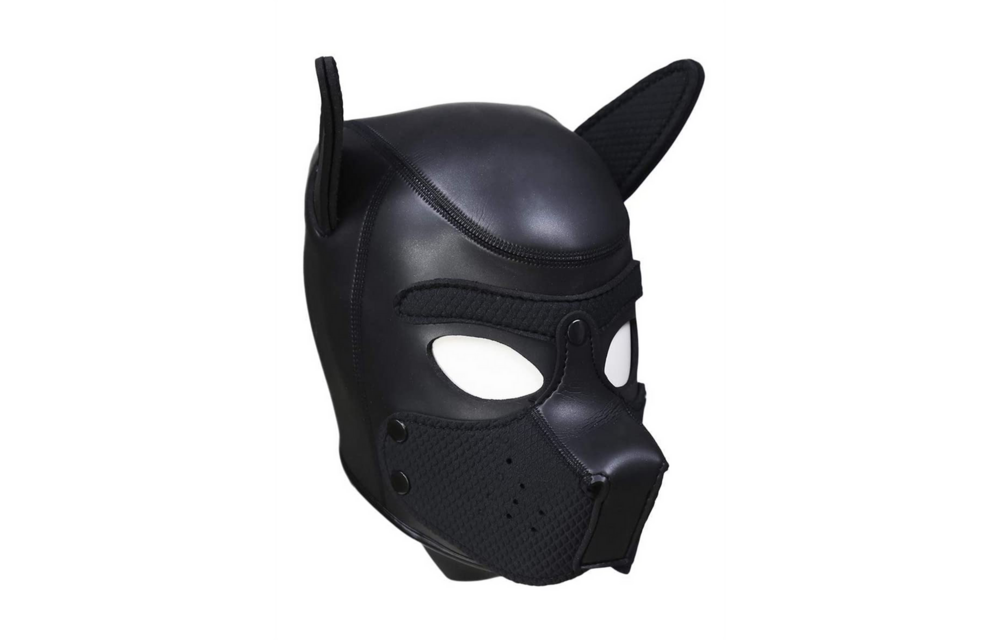 Neopreen Puppy Masker Zwart - Comfortabel & Duurzaam Training