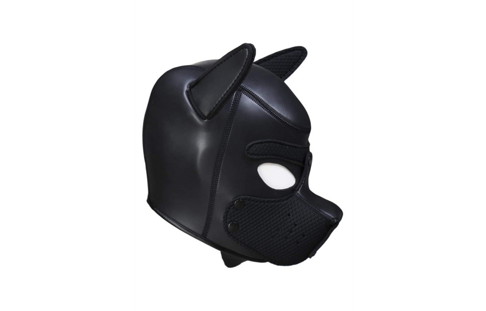 Neopreen Puppy Masker Zwart - Comfortabel & Duurzaam Training