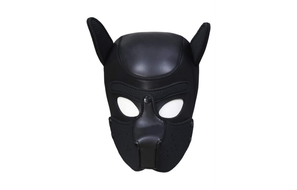 Neopreen Puppy Masker Zwart - Comfortabel & Duurzaam Training