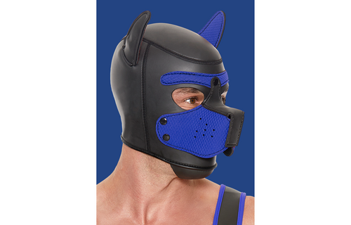 Neopren-Welpenmaske Blau – Bequeme und stilvolle Welpenkapuze