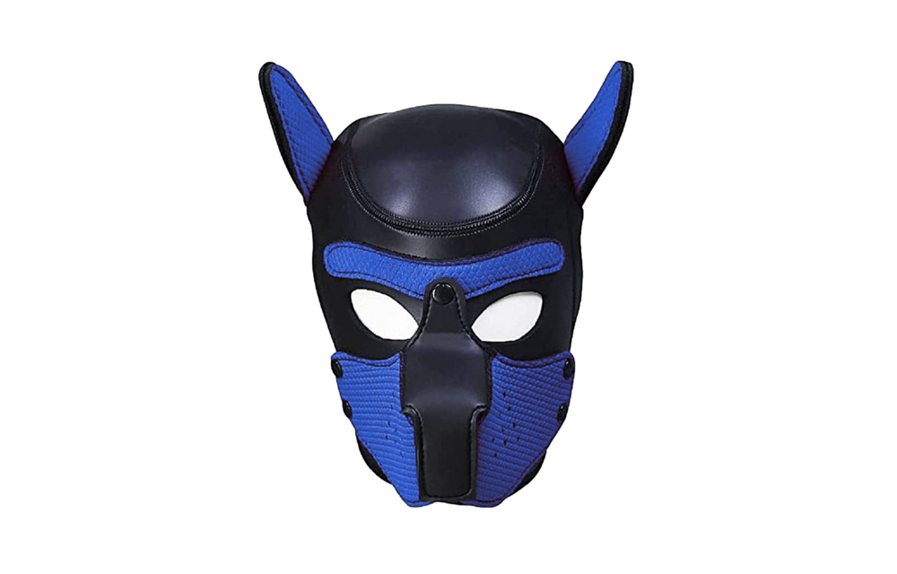 Neopreen Puppy Mask Blauw – Comfortabel & Stijlvol Puppykap