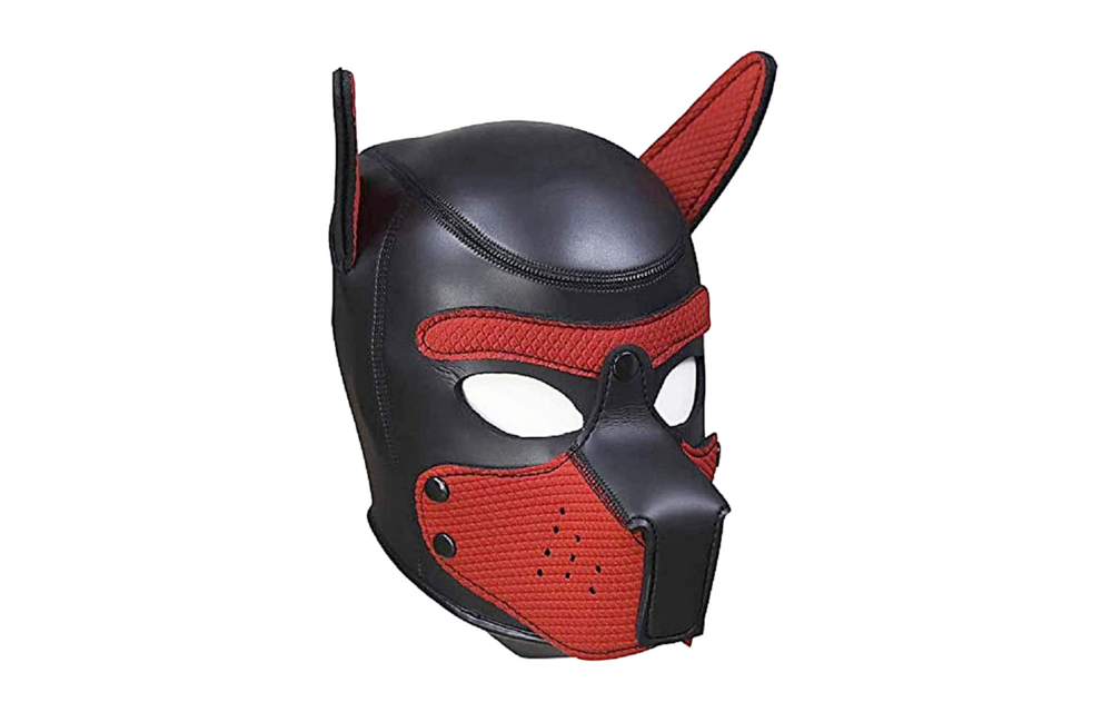 Neoprene Puppy Mask Red - Comfort & Control Ouch!