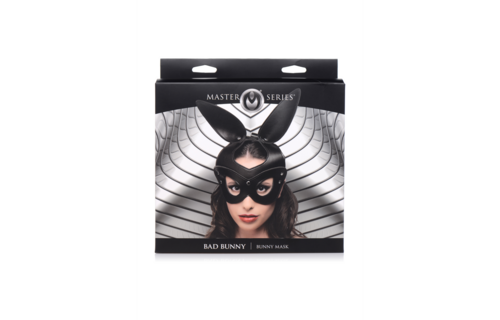 Bad Bunny Konijnenmasker Zwart - Speels & Stoer Accessoire
