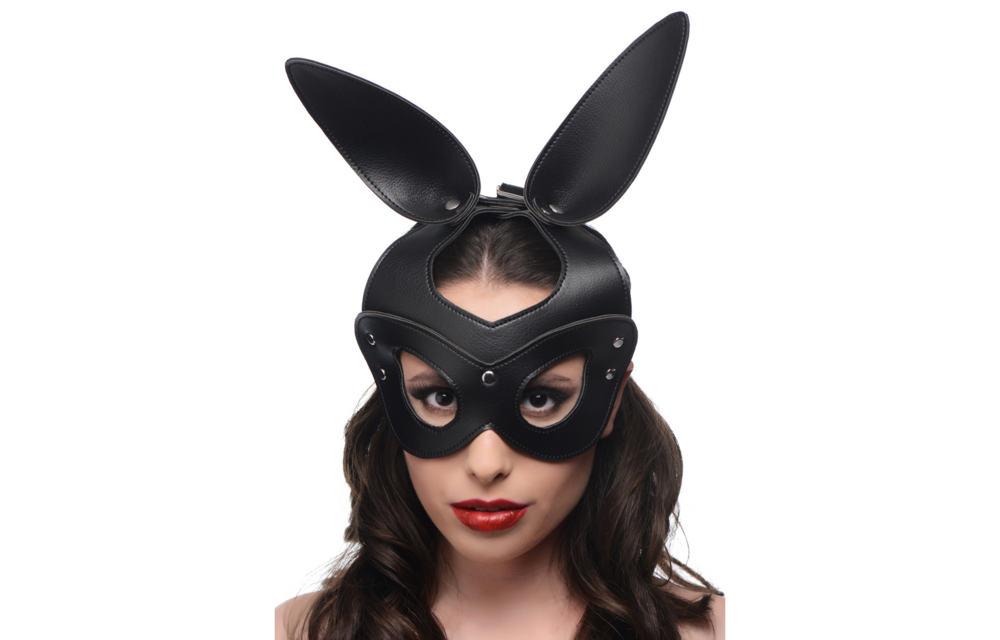Bad Bunny Rabbit Mask Black - Playful & Cool Accessory